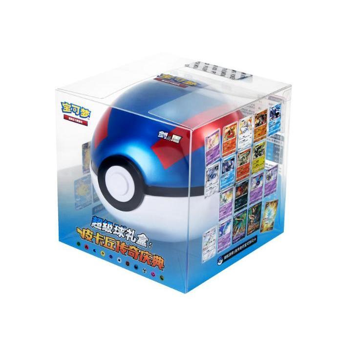 Pokemon Poke Ball Tin – Red or Blue Simplified Chinese 2023