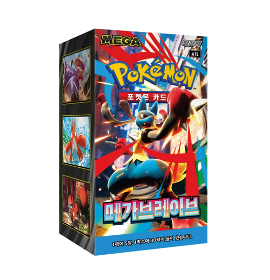 Pokemon Mega Brave Booster Box M1L Korean Version