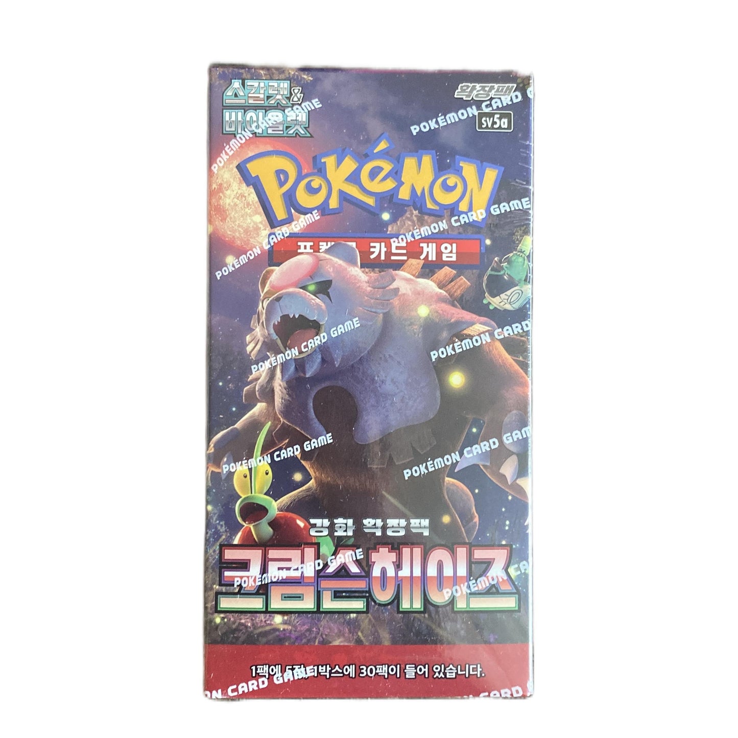 Pokemon  Scarlet & Violet Crimson Haze Booster Box sv5a Sealed Korean Version