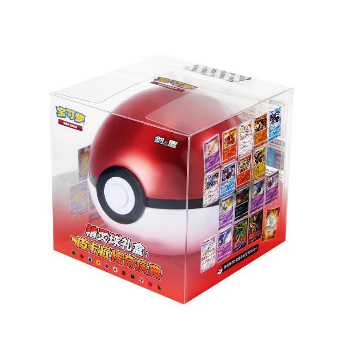 Pokemon Poke Ball Tin – Red or Blue Simplified Chinese 2023