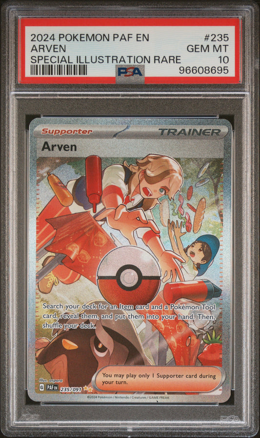 PSA 10 2024 POKEMON PAF EN
ARVEN SPECIAL ILLUSTRATION RARE