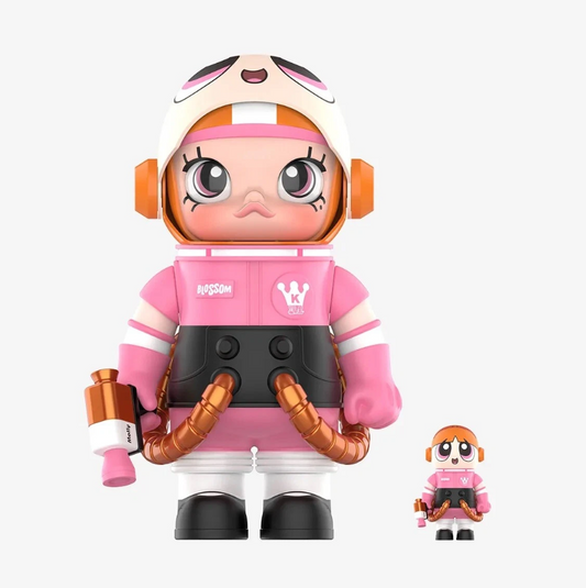 POP MART MEGA SPACE MOLLY 400% Powerpuff Girls Blossom Pink Figure