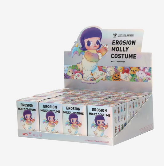 POP MART MOLLY x INSTINCTOY Erosion Costume Series Sealed Case (12pcs)