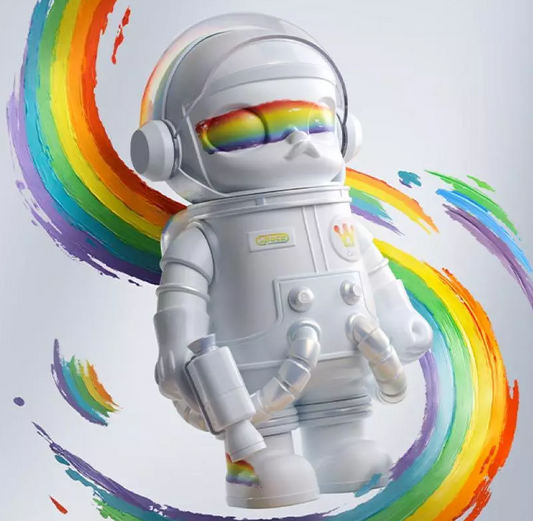 POP MART MEGA SPACE MOLLY 400% Rainbow – Sealed Collectible Figure